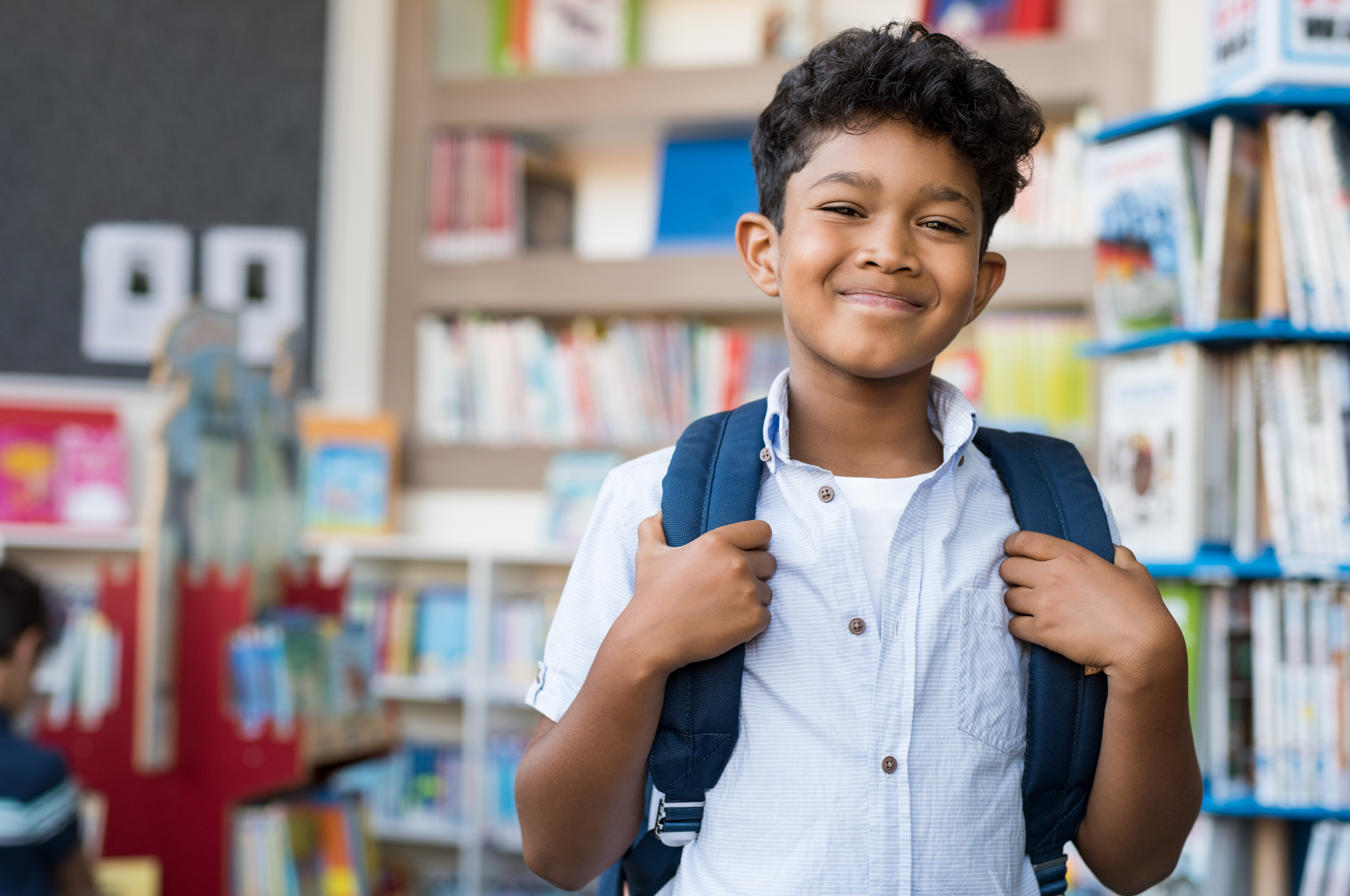 iStock-Boy in Library